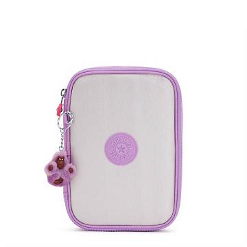 Kipling 100 Pens Fashion Case Bags Purple Candy Block | AU 1876ZU